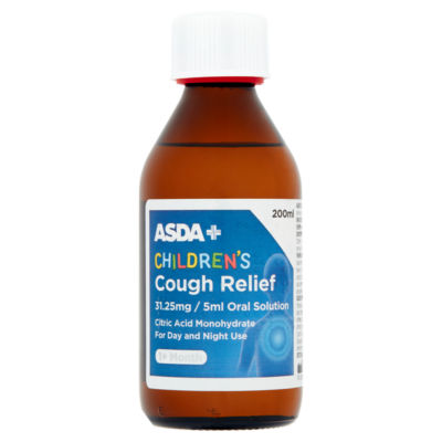 ASDA ASDA Children's Cough Relief Oral Solution 200ml- Buy online at McGrocer