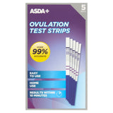 ASDA ovulation test strips 5 pack - British product