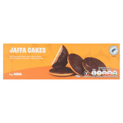 ASDA Jaffa Cakes Orange Jelly Chocolate 150g - British product
