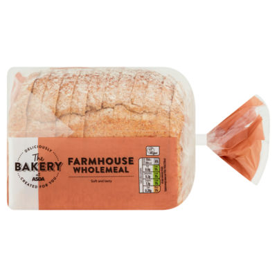 ASDA farmhouse wholemeal bread 440g (British brand)
