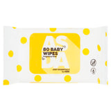 ASDA fragrance free baby wipes 80 wipes, UK version