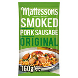 Mattessons smoked pork sausage original 160g, imported from the UK