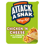 ASDA Attack A Snak Chicken and Cheese Wrap Kit with Tomato Ketchup 86g- Buy online at McGrocer