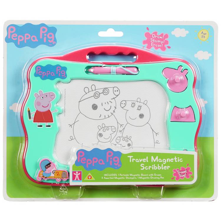 Peppa Pig travel magnetic scribbler, imported from the UK