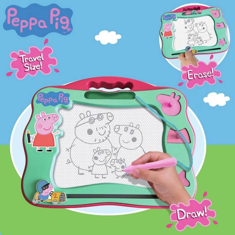 Peppa Pig travel magnetic scribbler, imported from the UK