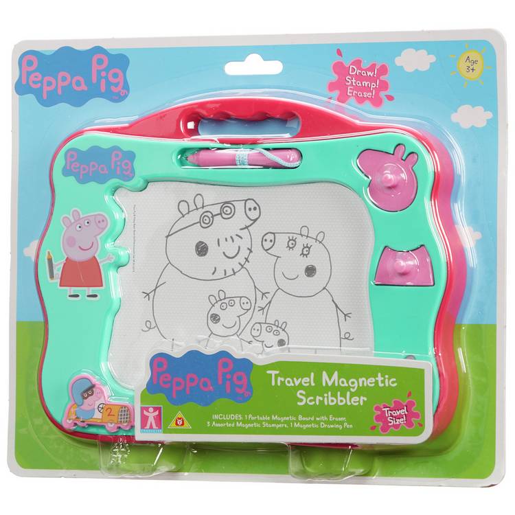 Peppa Pig travel magnetic scribbler, imported from the UK