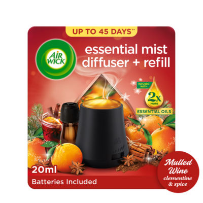 Air Wick Mulled Wine Essential Mist Diffuser 20ml - British product