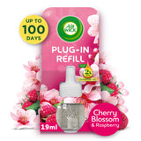 ASDA Air Wick Plug-In Refill Cherry Blossom & Raspberry Air Freshener 19ml- Buy online at McGrocer