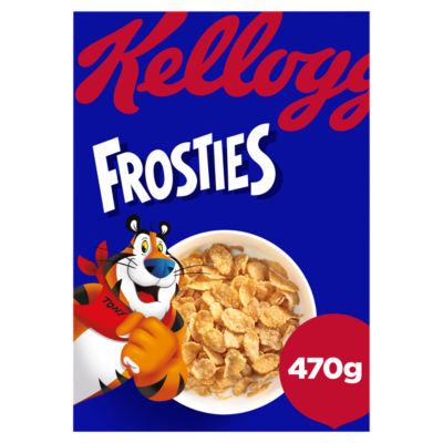 Kellogg's Frosties breakfast cereal 470g (British brand)