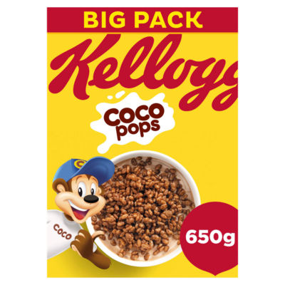 ASDA Kellogg's Coco Pops Chocolate Breakfast Cereal 650g- Buy online at McGrocer