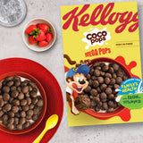Kellogg's Coco Pops Mega Pops Chocolate Cereal 365g, UK version