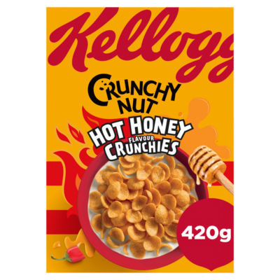 Kellogg's Hot Honey breakfast cereal 420g - British product