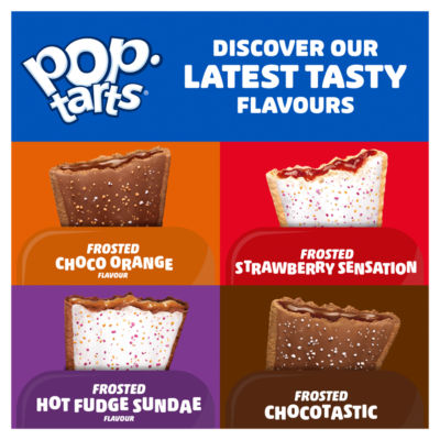 Kellogg's Pop Tarts Frosted Hot Fudge Sundae Flavour 8x