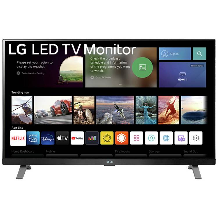 LG 27 inch smart TV 27TQ625S - British product