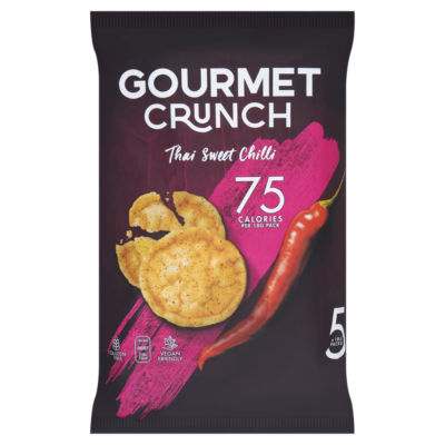 Gourmet Thai sweet chilli cassava snacks multipack 5 x 18g, UK version