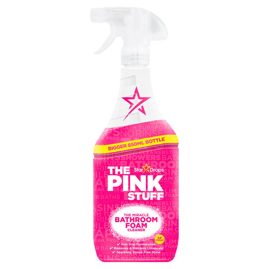 Stardrops The Pink Stuff Miracle Bathroom Foam Cleaner Spray GOODS ASDA