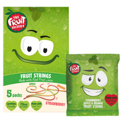 The Fruit Factory Mixed Fruit Strings 100g (British brand)