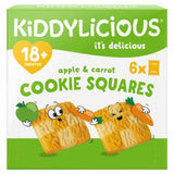 ASDA Kiddylicious Apple & Carrot Cookie Squares Toddler Biscuits 144g- Buy online at McGrocer