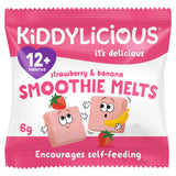 Kiddylicious strawberry & banana smoothie melts 6g, UK version