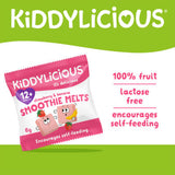 Kiddylicious strawberry & banana smoothie melts 6g, UK version