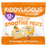 ASDA Kiddylicious Banana, Mango & Passion Fruit Smoothie Melts 12+ Months Baby Snack 6g- Buy online at McGrocer