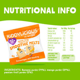 Kiddylicious Banana Mango Passion Fruit Smoothie Melts 24g, UK version