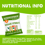 Kiddylicious veggie straws 12g baby snack, imported from the UK