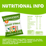 Kiddylicious Veggie Straws 9+ Months 48g, UK version