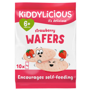 Kiddylicious Strawberry Wafers 6+ Months