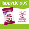 Kiddylicious Raspberry Crispy Tiddlers toddler snack 12g, UK version