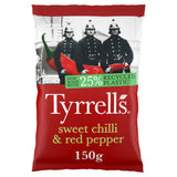 ASDA Tyrrells Sweet Chilli & Red Pepper Sharing Crisps 150g Hand-Cooked English- Buy online at McGrocer