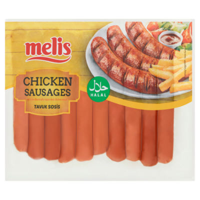 Melis Chicken Sausages 500g , imported from the UK