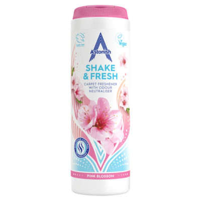 Astonish Pink Blossom Carpet Freshener 350g - British product