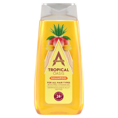 Astonish Tropical Oasis Shampoo 400ml (British brand)