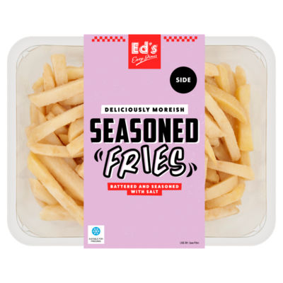 Ed's Easy Diner seasoned battered fries 600g - British product