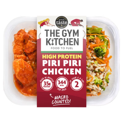 The Gym Kitchen Piri Piri Kylling Brun Ris Måltid 400g