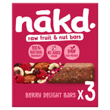 ASDA Nakd Berry Delight Fruit & Nut Bars Multipack 3x35g- Buy online at McGrocer