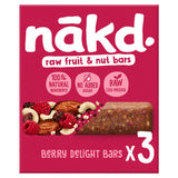 ASDA Nakd Berry Delight Fruit & Nut Bars Multipack 3x35g- Buy online at McGrocer