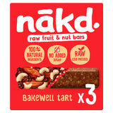 ASDA Nakd Bakewell Tart Fruit & Nut Bars 3 x 35g- Buy online at McGrocer