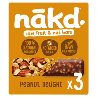 ASDA Nakd Peanut Delight Fruit And Nut Bar 105g- Buy online at McGrocer