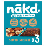 ASDA Nakd Salted Caramel Fruit & Nut Snack Bars 3 x 35g- Buy online at McGrocer