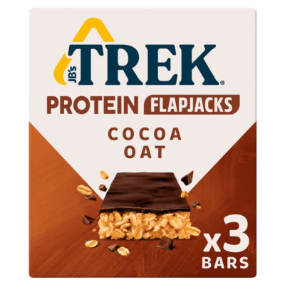 Trek Cocoa Oat Protein Flapjack