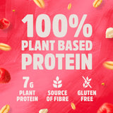 Trek protein flapjack white chocolate raspberry 3 x 40g (British brand)