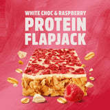 Trek protein flapjack white chocolate raspberry 3 x 40g (British brand)