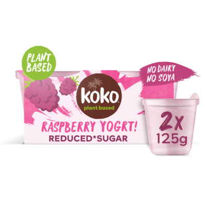ASDA Koko Dairy Free Raspberry Yogrt Plant-Based Yogurt 250g- اشترِ عبر الإنترنت من McGrocer