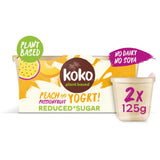 Koko dairy-free peach and passionfruit yogurt 2 x 125g, UK version