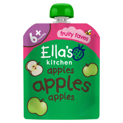 Ella's Kitchen apples baby food pouch 70g - British product