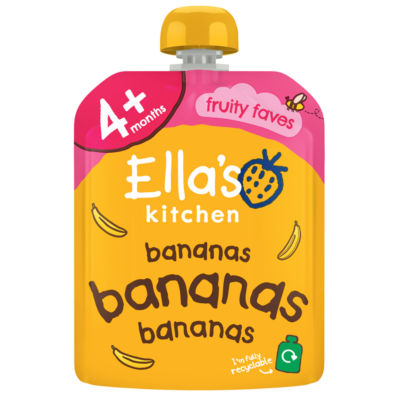 Ella's Kitchen bananas baby food puree 70g - British product