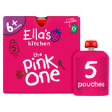 Ella's Kitchen The Pink One baby fruit smoothie snack 5 x 90g pack - British product