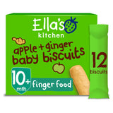 ASDA Ella's Kitchen Organic Apple and Ginger Baby Biscuits 10+ Months Multipack 12 x 9g- Buy online at McGrocer